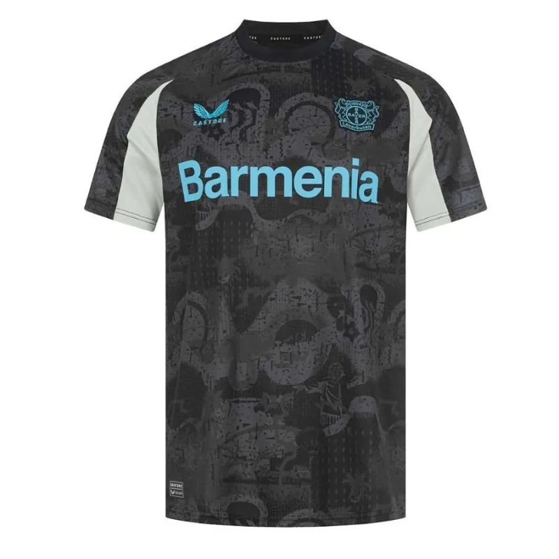 Troisième kit extérieur du Bayer Leverkusen, noir, 2024/25