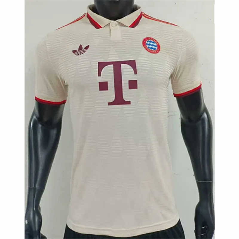 Bayern München 2024/25 Auswärtstrikot - Cremefarben
