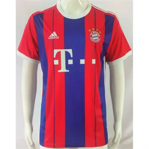 Bayern Munich 2014 - 2015 Home Retro Kit - Blue and Red