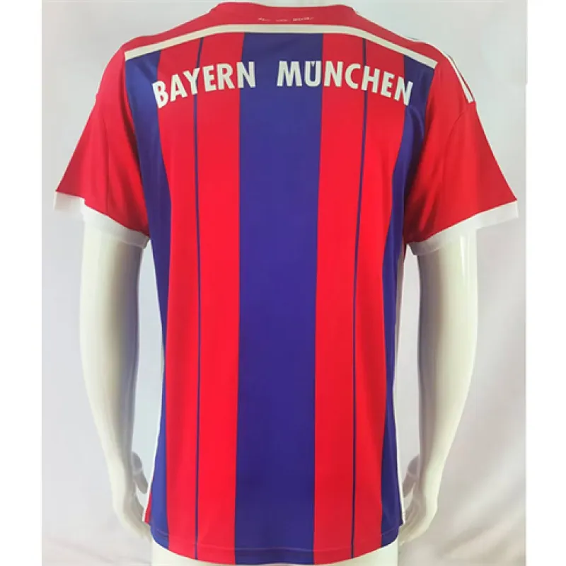 Bayern Munich 2014 - 2015 Home Retro Kit - Blue and Red