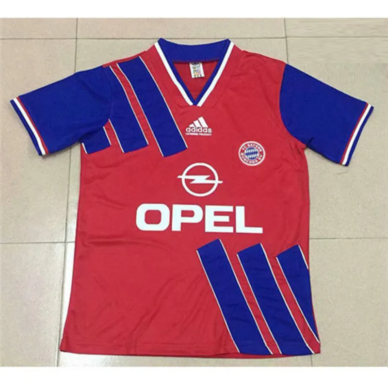 Jersey retro local del Bayern Munich 1993 - Rojo