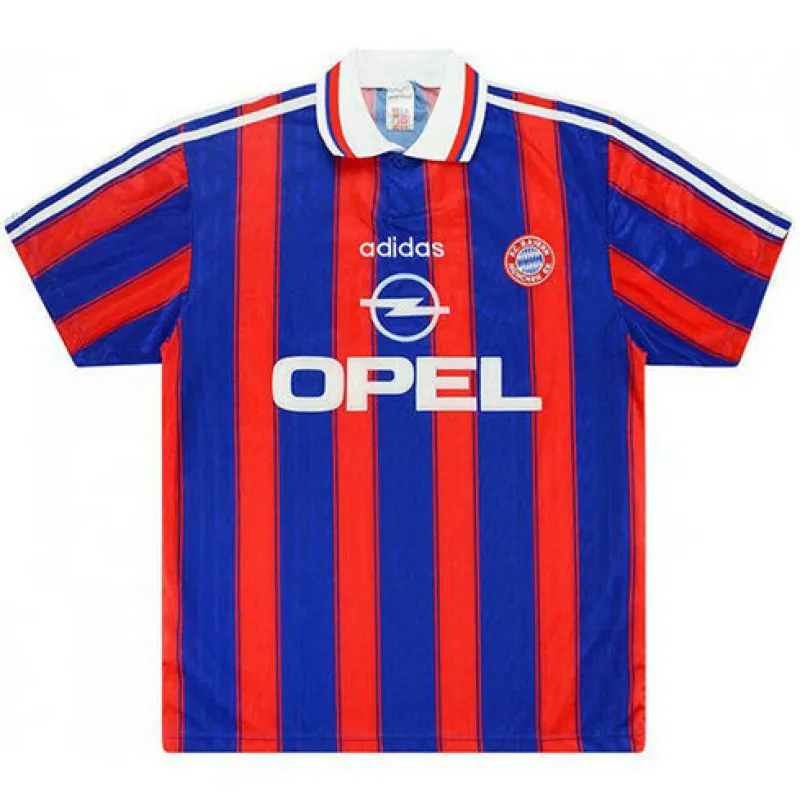 Jersey retro local del Bayern Munich 1995 - 1997 - Rojo y Azul
