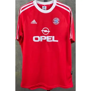 Bayern Munich 2000 - 2001 Home Retro Kit - Red