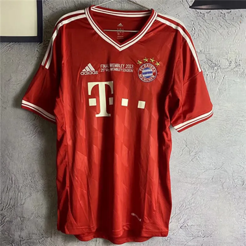 Maglia retro di casa della Bayern Munich 2013 - 2014 - Rosso