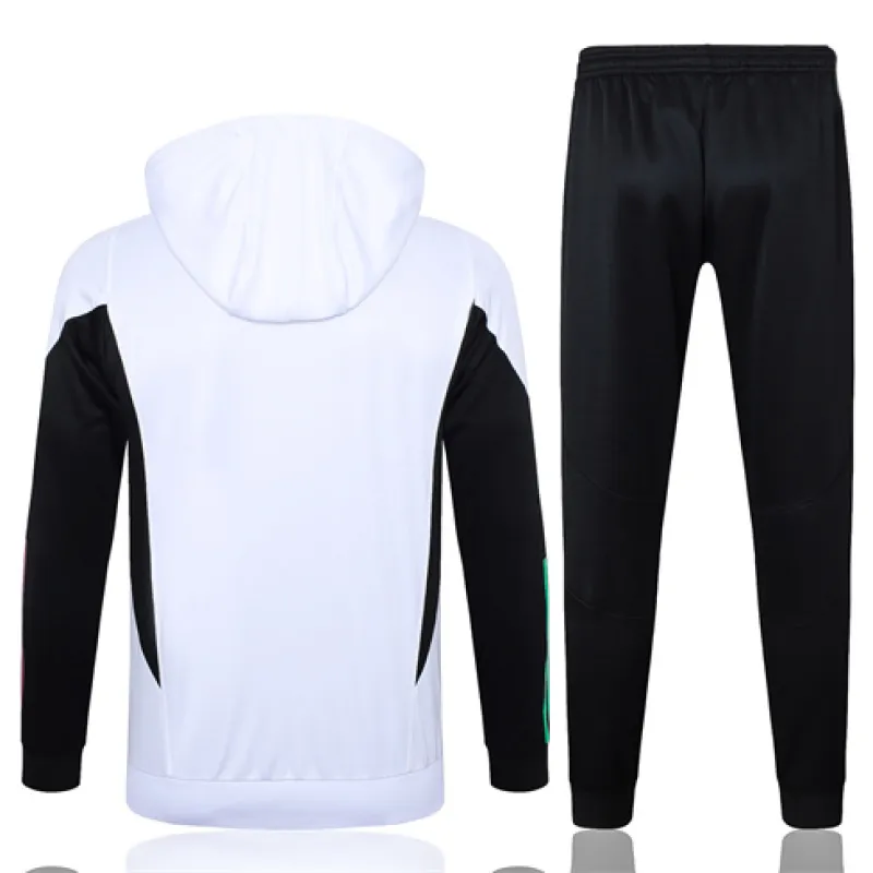 Vêtements de sport à capuche pour enfants du Bayern Munich 2024/2025 - Blanc
