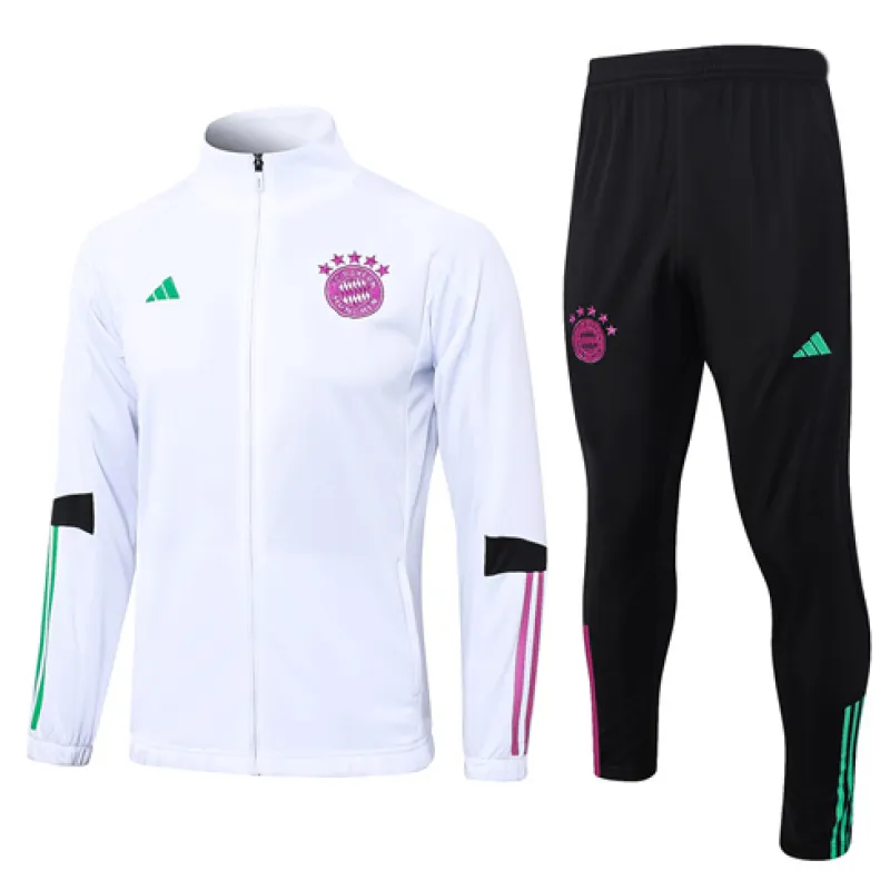 Veste de sport blanche du Bayern Munich 2024/2025