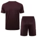 Maglia e shorts da allenamento marroni della Bayern Munich 2024/25