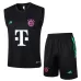 Gilete y pantalones cortos de entrenamiento negros del Bayern Munich 2024/25