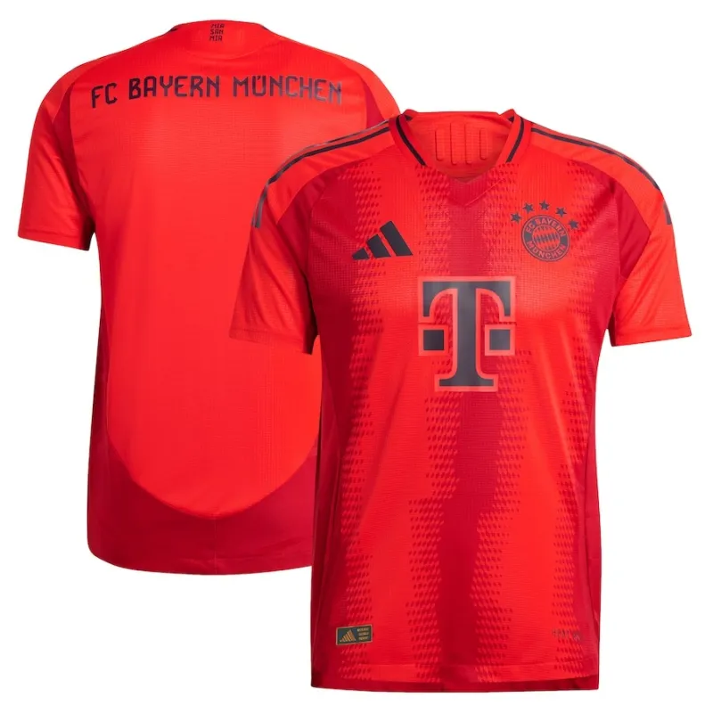 Bayern München 2024/25 Heimtrikot Authentisch - Rot