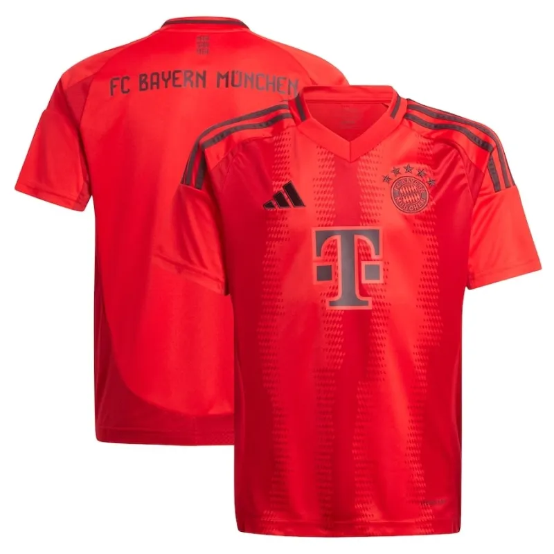 Bayern München 2024/25 Kinder Heimtrikot Replica - Rot