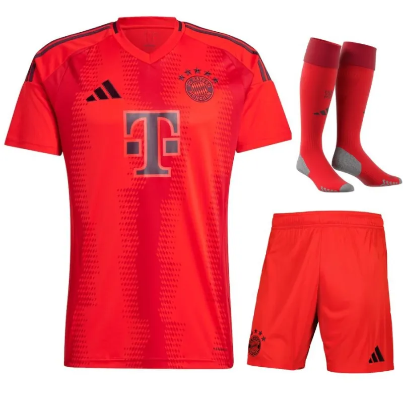 Bayern Munich 2024/25 Ensemble Maillot Domicile Enfant Réplique - Rouge