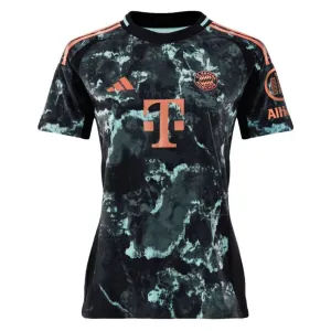 Maglia d'esterno femminile del FC Bayern Munich 2024/25 - Versione per i tifosi, Nera