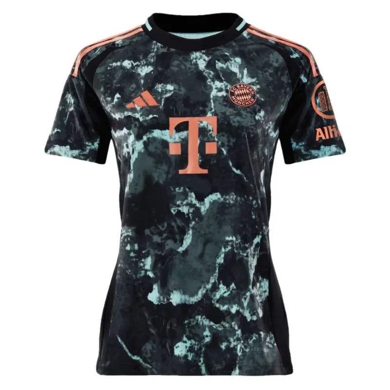 Maillot d'extérieur féminin de l'FC Bayern Munich 2024/25 - Version pour les supporters, Noir