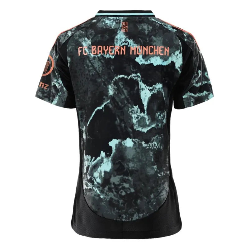 Maillot d'extérieur féminin de l'FC Bayern Munich 2024/25 - Version pour les supporters, Noir