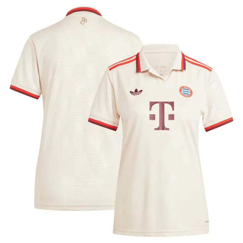 Maillot du Tiers Bayern Munich 2024/25 Féminin - Version Supporter (Crème)