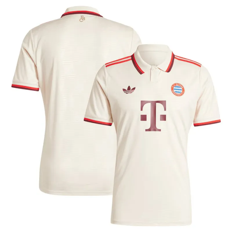 Maillot du Tiers Junior Bayern Munich 2024/25 - Version Supporter (Crème)