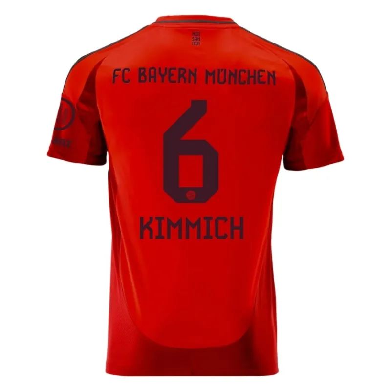 Kit Étoile Junior Domicile Bayern Munich 2024/25 - Version Supporter (Rouge, Kimmich)