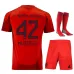 Kit Domicile Junior Bayern Munich 2024/25 avec Musiala - Version Supporter (Rouge)