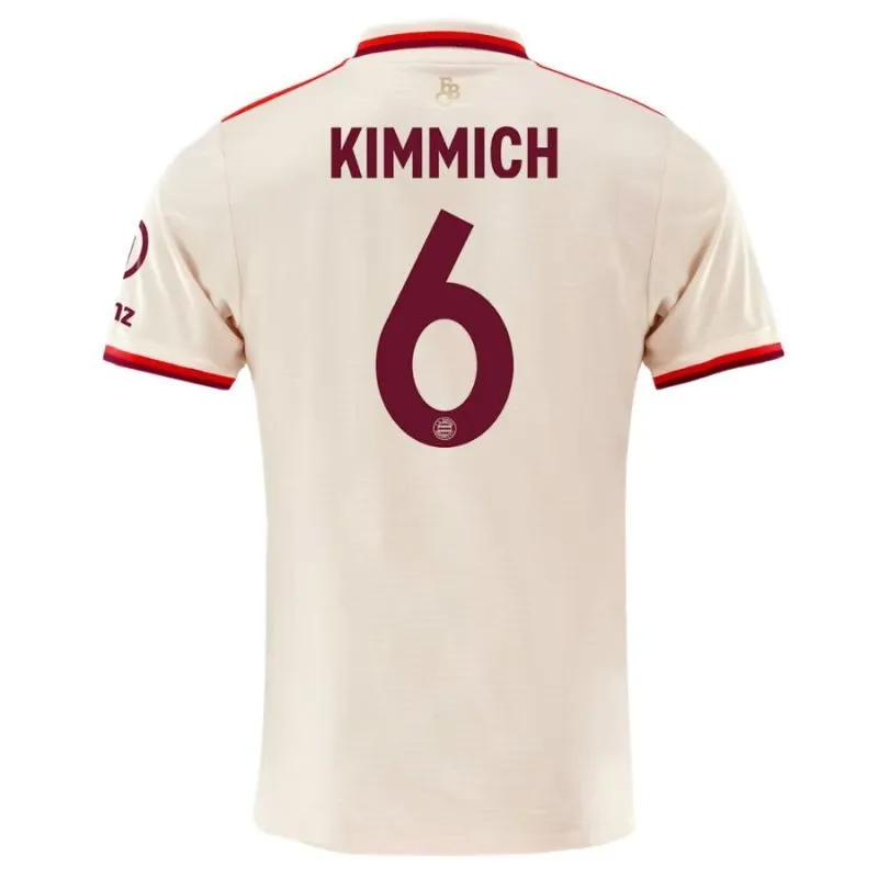 Kit du Tiers Junior Étoile Bayern Munich 2024/25 - Version Supporter (Crème, Kimmich)