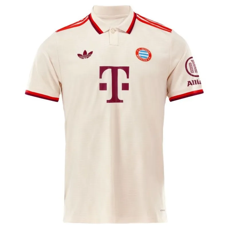 Kit du Tiers Junior Étoile Bayern Munich 2024/25 - Version Supporter (Crème, Musiala)