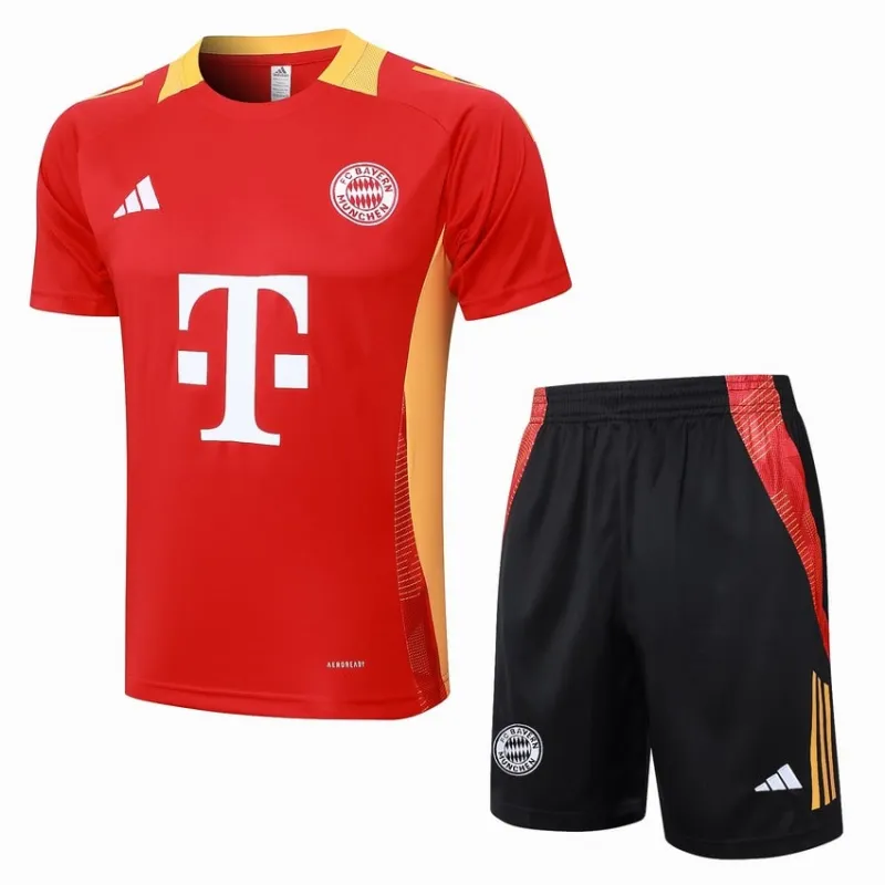 Jeu de SURVETEMENT POLO du FC Bayern Munich 2024/25 - Rouge vif