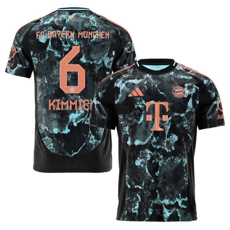 KIMMICH Bayern Munich 2024/25 Maillot Extérieur - Noir