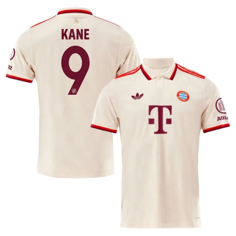 KANE Bayern Munich 2024/25 Maglia Terza - Crema