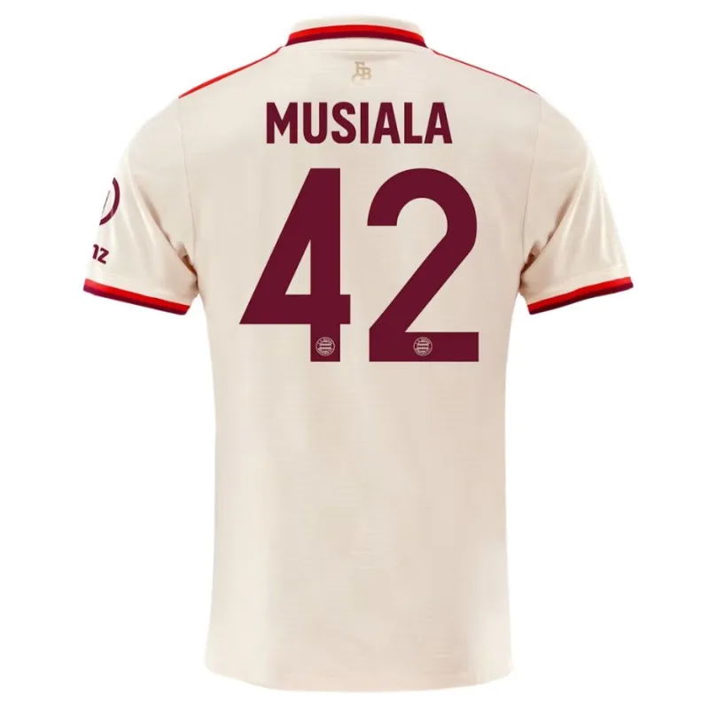 MUSIALA Bayern Munich 2024/25 Maillot Tertiaire - Crème