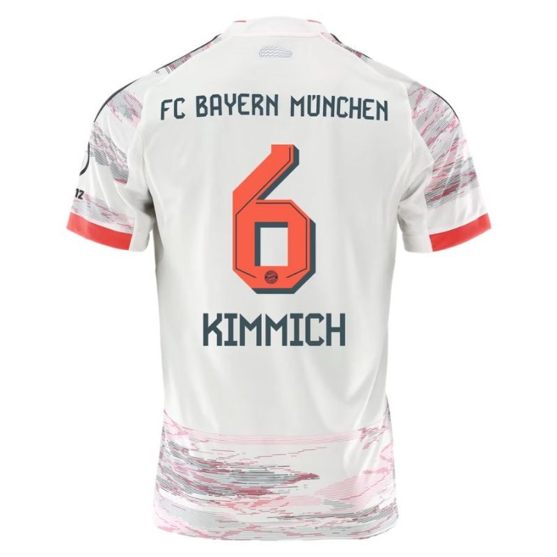 Camisa de visita Bayern Munich KIMMICH 2025/26 - Blanco