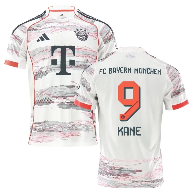 Camisa de visita Bayern Munich KANE 2025/26 - Blanco