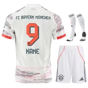 Kit infantil KANE de Bayern Munich 2025/26 visita - Blanco