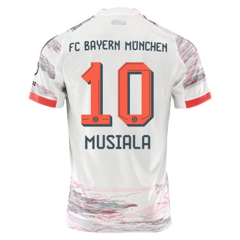 Kit d'enfant MUSIALA Bayern Munich 2025/26 extérieur - Blanc