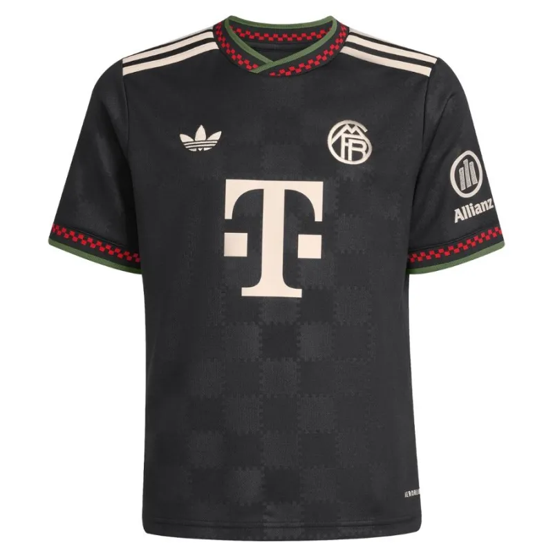 Conjunto de camiseta tercera para niños del Bayern Munich 2025/26 - Negra