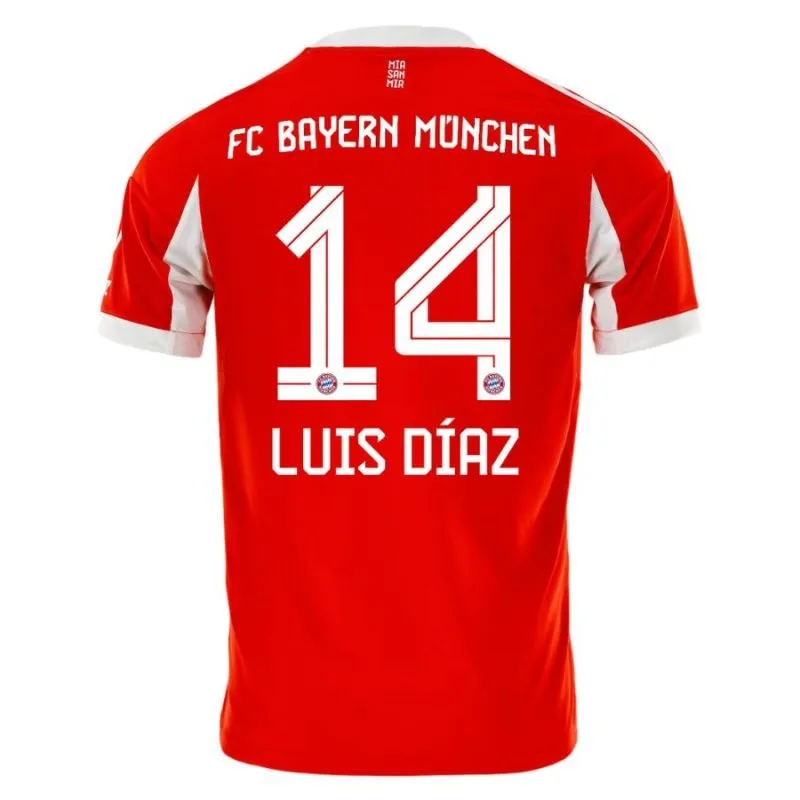 Bayern Múnich LUIS DIAZ 2025/26 Camiseta Local - Rojo