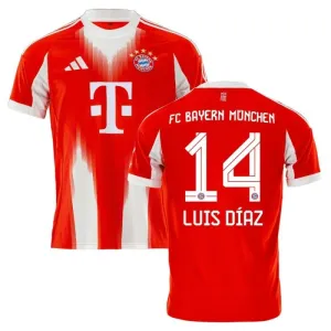 Bayern Munich LUIS DIAZ 2025/26 Home Jersey - Red