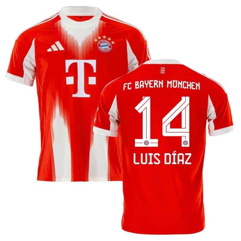 Bayern Múnich LUIS DIAZ 2025/26 Camiseta Local - Rojo