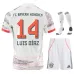 Bayern Múnich LUIS DIAZ Conjunto Infantil Camiseta de Visitante 2025/26 - Blanco
