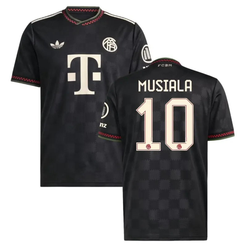 Bayern Múnich MUSIALA Camiseta Tercera 2025/26 - Negro