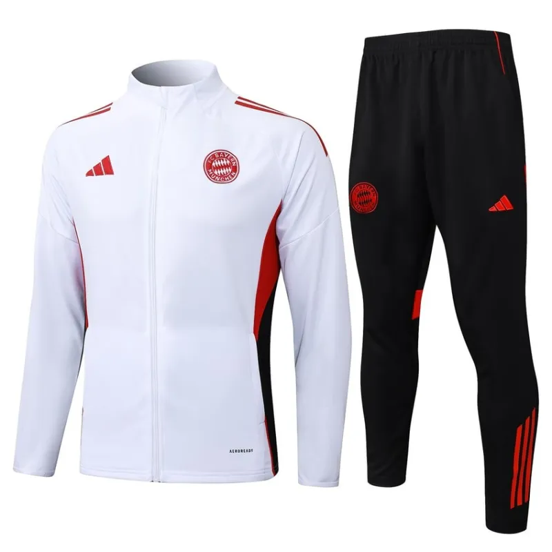 Bayern München 2025/26 Sportjacke - Weiß