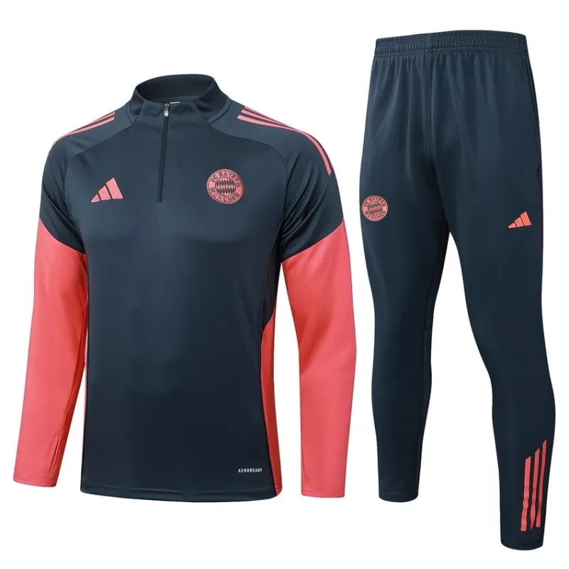 Tuta Bayern Monaco 2025/26 - Nero/Rosso