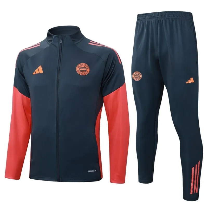 Giacca Sportiva Bayern Monaco 2025/26 - Nero/Rosso