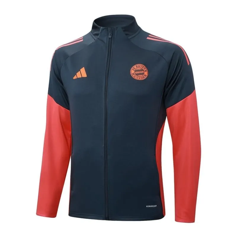 Giacca Sportiva Bayern Monaco 2025/26 - Nero/Rosso