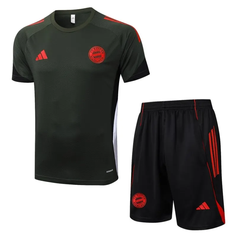 Maglia da Allenamento + Pantaloncini Bayern Monaco 2025/26 - Nero