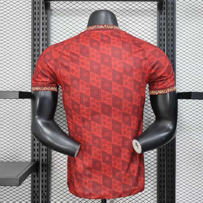 Bayern Munich 2025/26 Anniversary Edition Player Jersey - Red