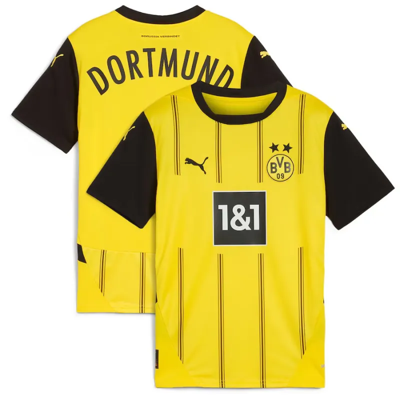 Borussia Dortmund 2024/25 Junior Heimtrikot Replica - Gelb
