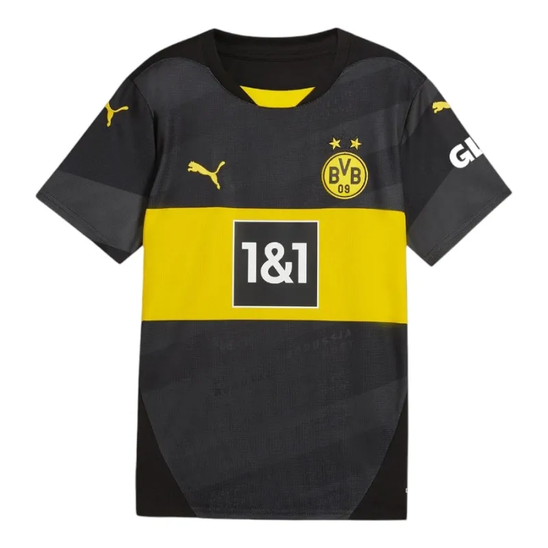 Borussia Dortmund 2024/25 Camiseta Visitante Niño Réplica - Negro