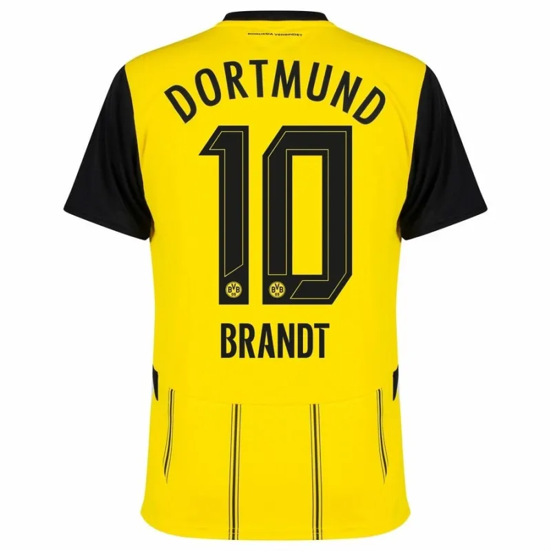 BRANDT Borussia Dortmund 2024/25 Camiseta Local Réplica - Amarillo