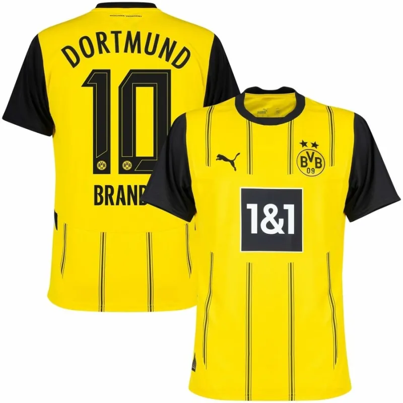 BRANDT Borussia Dortmund 2024/25 Camiseta Local Réplica - Amarillo