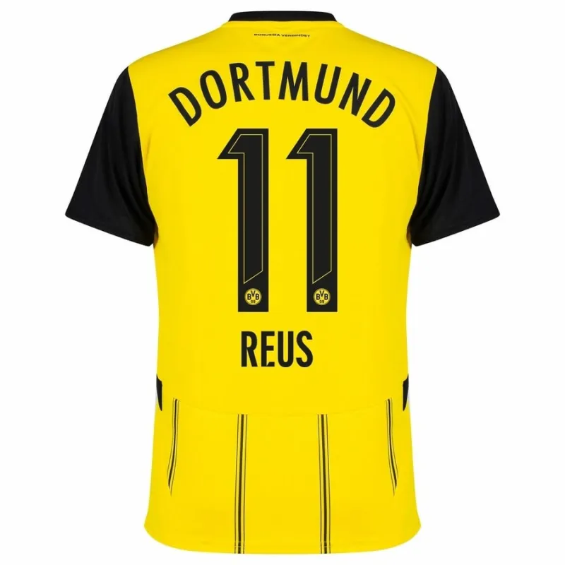 Kit Domicile Junior Borussia Dortmund 2024/25 avec Reus - Version Supporter (Jaune)