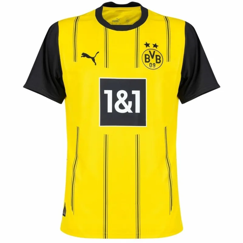Kit Domicile Junior Borussia Dortmund 2024/25 avec Fullkrug - Version Supporter (Jaune)